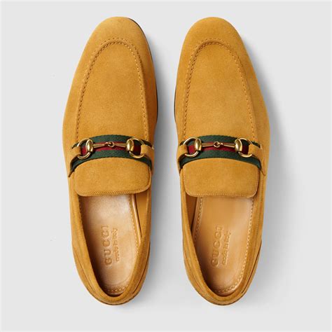 gucci suede casual shoes|Gucci fur loafers men.